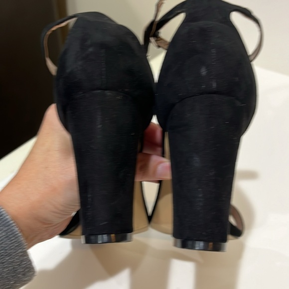 Madden Girl “Beella” open toe stacked heel pumps - Picture 4 of 6